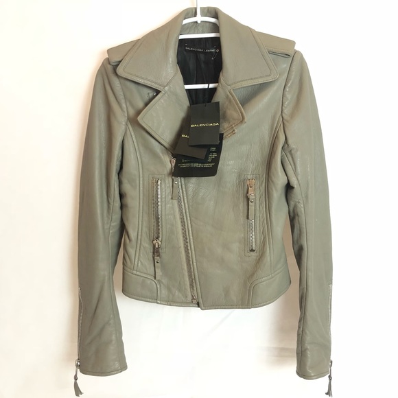 Balenciaga Leather Jacket. NWT - Picture 7 of 11